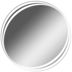 Зеркало Берг 700х700 с подсветкой Домино (GL7055Z) в Лесном - lesnoy.mebel24.online | фото 1