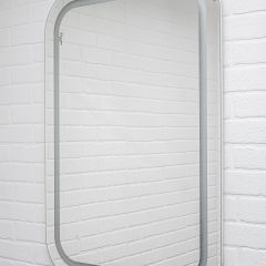 Зеркало Elis 100 white с подсветкой Sansa (SEe1045Z) в Лесном - lesnoy.mebel24.online | фото 2