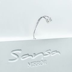 Зеркало Gia 75 white с подсветкой Sansa (SGa1044Z) в Лесном - lesnoy.mebel24.online | фото 5