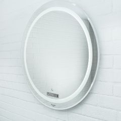 Зеркало Gia 75 white с подсветкой Sansa (SGa1044Z) в Лесном - lesnoy.mebel24.online | фото 2