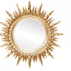 Зеркало круглое золото (1810(1) в Лесном - lesnoy.mebel24.online | фото