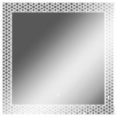 Зеркало Манила 700х700 с подсветкой Домино (GL7052Z) в Лесном - lesnoy.mebel24.online | фото 1