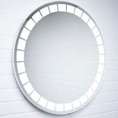 Зеркало Маскат 700х700 с подсветкой Домино (GL7057Z) в Лесном - lesnoy.mebel24.online | фото 3