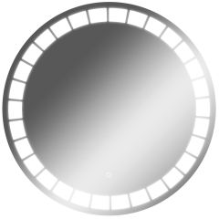 Зеркало Маскат 700х700 с подсветкой Домино (GL7057Z) в Лесном - lesnoy.mebel24.online | фото