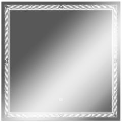 Зеркало Паликир 700х700 с подсветкой Домино (GL7051Z) в Лесном - lesnoy.mebel24.online | фото 1