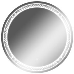 Зеркало Прая 700х700 с подсветкой Домино (GL7048Z) в Лесном - lesnoy.mebel24.online | фото