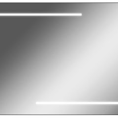 Зеркало Ray 100 black с подсветкой Sansa (SR1035Z) в Лесном - lesnoy.mebel24.online | фото