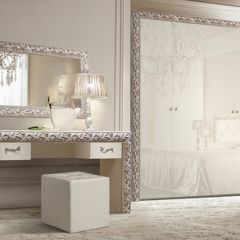Зеркало Тиффани Premium слоновая кость/серебро (Ф/01(П) в Лесном - lesnoy.mebel24.online | фото 2