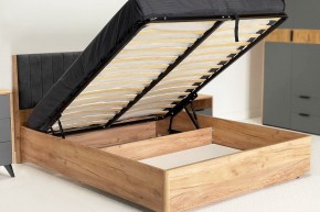 АДАМ Спальный гарнитур (модульный) графит в Лесном - lesnoy.mebel24.online | фото 10