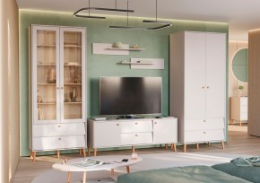 АФИНА Гостиная (модульная) кашемир серый в Лесном - lesnoy.mebel24.online | фото 1