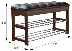 Банкетка-стеллаж для обуви Грейс в Лесном - lesnoy.mebel24.online | фото