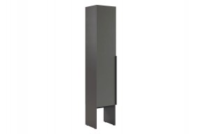 БАСКО Шкаф однодверный L400 (графит) в Лесном - lesnoy.mebel24.online | фото