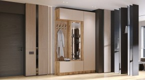 БАВАРИЯ Прихожая (дуб вотан/кашемир) в Лесном - lesnoy.mebel24.online | фото