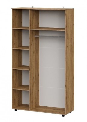 БАЙКАЛ Шкаф трехстворчатый (Графит/Дуб золотой) в Лесном - lesnoy.mebel24.online | фото 2