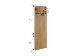 БОДРУМ Прихожая (модульная) дуб крафт золотой в Лесном - lesnoy.mebel24.online | фото 2