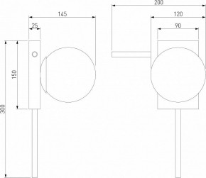 Бра Eurosvet Fredo 40036/1 черный жемчуг в Лесном - lesnoy.mebel24.online | фото 4