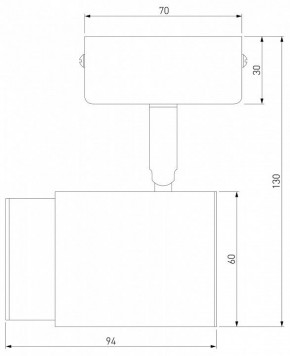 Бра Eurosvet Morgan 20124/1 белый/ черный в Лесном - lesnoy.mebel24.online | фото 3