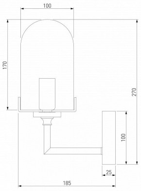 Бра Eurosvet Pluto 60156/1 хром в Лесном - lesnoy.mebel24.online | фото 2