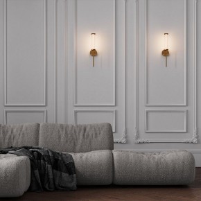 Бра Eurosvet Stark 50387 LED латунь в Лесном - lesnoy.mebel24.online | фото 2