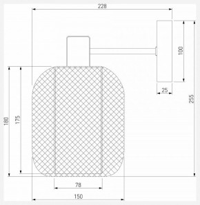 Бра Eurosvet Voile 30192/1 золото в Лесном - lesnoy.mebel24.online | фото 4