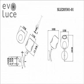 Бра EVOLUCE Besano SLE205301-01 в Лесном - lesnoy.mebel24.online | фото 7