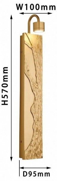 Бра Favourite Exemplum 4127-1W в Лесном - lesnoy.mebel24.online | фото 3