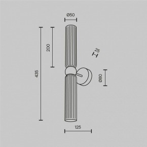 Бра Maytoni Antic MOD302WL-02CG1 в Лесном - lesnoy.mebel24.online | фото 3