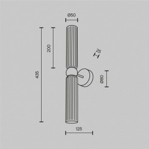 Бра Maytoni Antic MOD302WL-02GR1 в Лесном - lesnoy.mebel24.online | фото 4