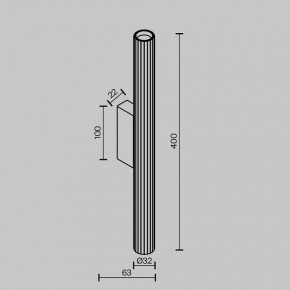 Бра Maytoni Calipso C082WL-12W2.7K-B в Лесном - lesnoy.mebel24.online | фото 4