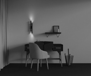 Бра Maytoni Calipso C082WL-24W2.7K-B в Лесном - lesnoy.mebel24.online | фото 4