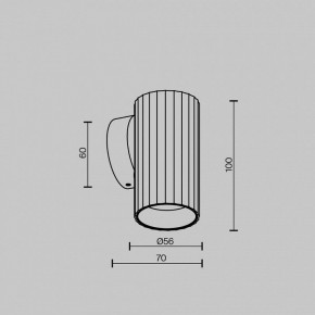 Бра Maytoni Calipso C106WL-01-GU10-B в Лесном - lesnoy.mebel24.online | фото 6