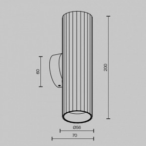 Бра Maytoni Calipso C106WL-02-GU10-B в Лесном - lesnoy.mebel24.online | фото 6