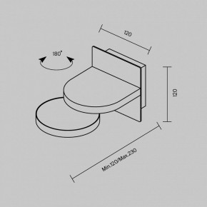 Бра Maytoni Flap MOD354WL-L12W3K в Лесном - lesnoy.mebel24.online | фото 5