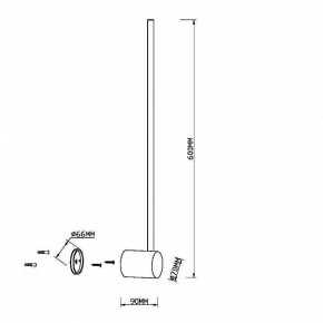 Бра Maytoni Light stick MOD237WL-L6B3K в Лесном - lesnoy.mebel24.online | фото 3