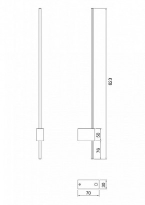 Бра Maytoni Pars C070WL-L6GB3K в Лесном - lesnoy.mebel24.online | фото 3