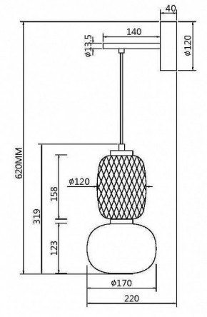 Бра Maytoni Pattern MOD267WL-L18G3K в Лесном - lesnoy.mebel24.online | фото 4