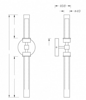 Бра Maytoni Stelo MOD116WL-L7B3K в Лесном - lesnoy.mebel24.online | фото 3