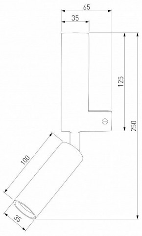 Бра с подсветкой Eurosvet Pitch 40020/1 LED черный/латунь в Лесном - lesnoy.mebel24.online | фото 2