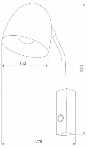 Бра TK Lighting Soho 4167 Soho Black в Лесном - lesnoy.mebel24.online | фото 2