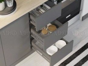 ЧЕЛСИ Кухонный гарнитур 2,0 м (Графит) в Лесном - lesnoy.mebel24.online | фото 2