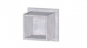 ДАЛЛАС Полка квадрат (цемент светлый) в Лесном - lesnoy.mebel24.online | фото