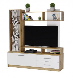 ДАРЬЯ Гостиная (Крафт серый/Крафт белый) в Лесном - lesnoy.mebel24.online | фото 4