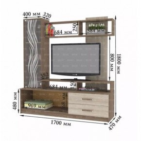 ДАРЬЯ Гостиная (Крафт серый/Крафт белый) в Лесном - lesnoy.mebel24.online | фото 8