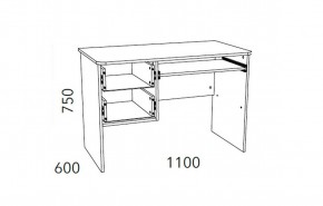 Детская Фанк Стол для компьютера НМ 009.19-05 М2 в Лесном - lesnoy.mebel24.online | фото 3