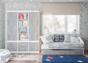 Детская Паскаль (модульная) белый/цемент светлый в Лесном - lesnoy.mebel24.online | фото 3