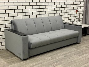 Диван Аккордеон 1280*2000 ППУ подлокотник ПРЯМОЙ накладки МДФ в Лесном - lesnoy.mebel24.online | фото 1