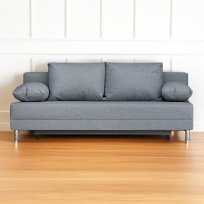 Диван-кровать Комфорт без подлокотников (4 подушки) BALTIC GREY в Лесном - lesnoy.mebel24.online | фото