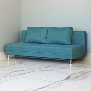 Диван-кровать Комфорт ЛАЙТ без подлокотников (2 подушки) BALTIC AZURE в Лесном - lesnoy.mebel24.online | фото