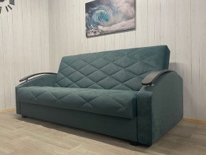 Диван Престиж-16 (НПБ+МДФ) велюр Sensey bottle green в Лесном - lesnoy.mebel24.online | фото 4