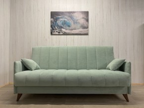 Диван Престиж-3 (НПБ) велюр Sensey mist green в Лесном - lesnoy.mebel24.online | фото